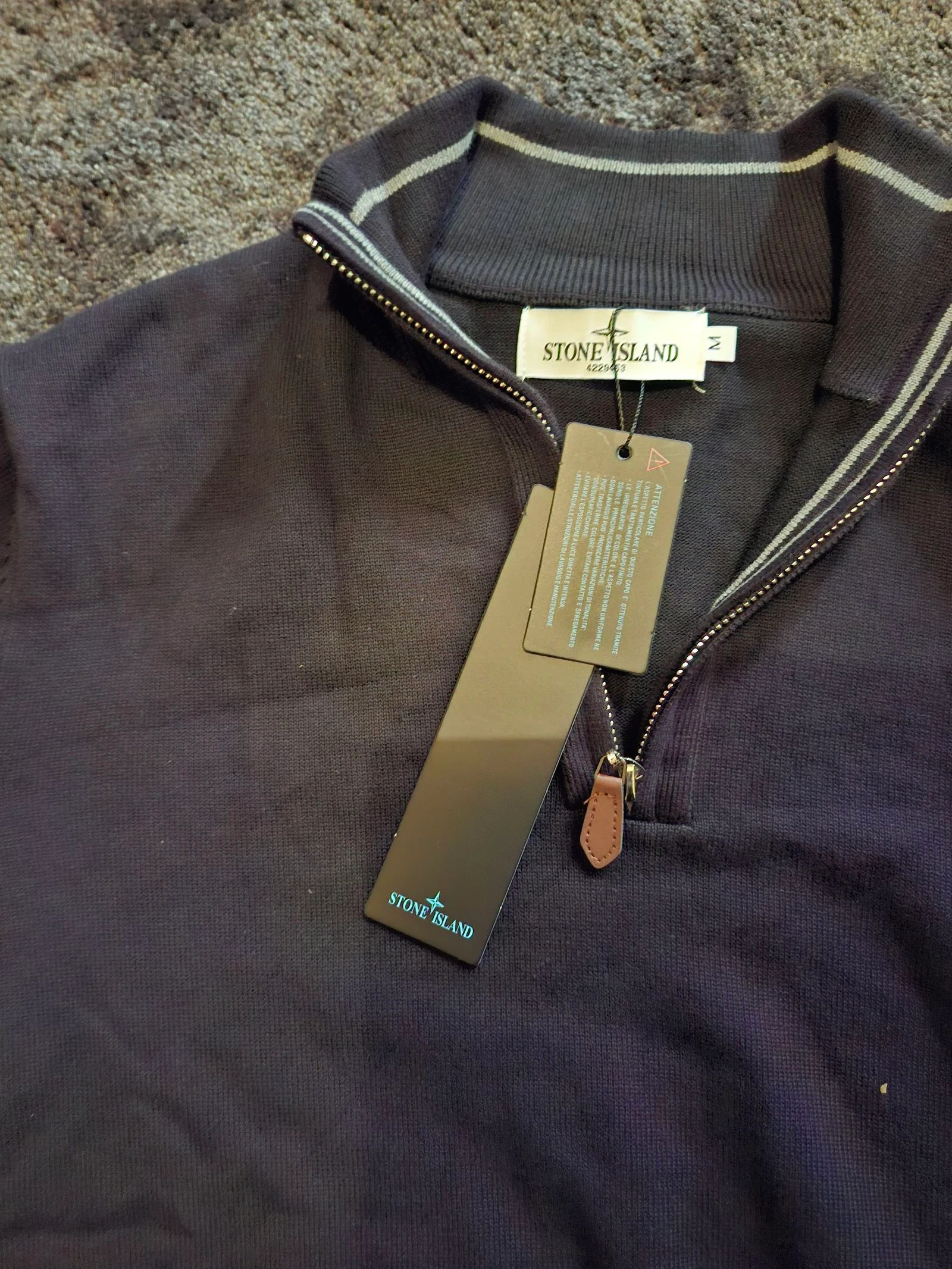 1/4 zip stone island M – photo 3